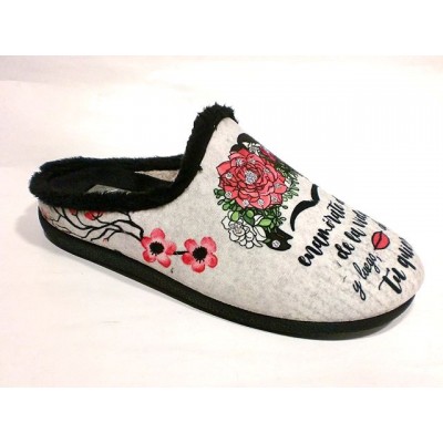 Zapatillas de casa Frida Khalo J´Ortega