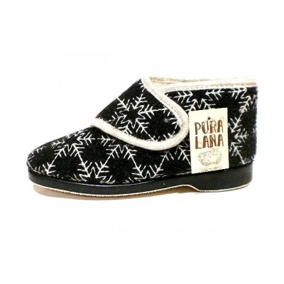 Zapatillas de casa abotinadas forro lana velcro Subiran Estrella Zapatillas de casa abotinadas forro lana velcro Subiran Estrella
