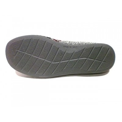Zapatillas punto forro lana cerrada Norteñas 66440 Gris