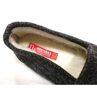Zapatillas punto forro lana cerrada Norteñas 54440 Marengo