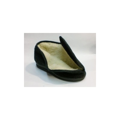 Zapatillas de casa Ancho Especial Cruan Velcro Pura lana Zapatillas de casa Ancho Especial Cruan Velcro Pura lana