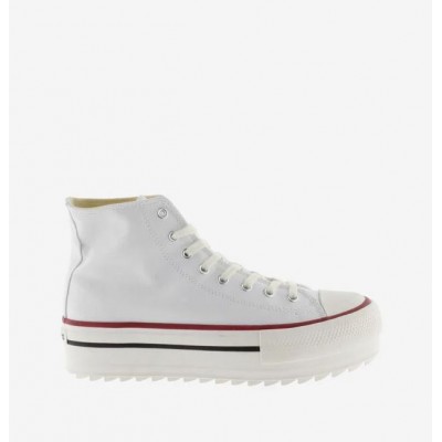 Botin Victoria TRIBU DOBLE SIERRA LONA Blanco Botin Victoria TRIBU DOBLE SIERRA LONA Blanco