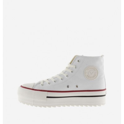 Botin Victoria TRIBU DOBLE SIERRA LONA Blanco Botin Victoria TRIBU DOBLE SIERRA LONA Blanco