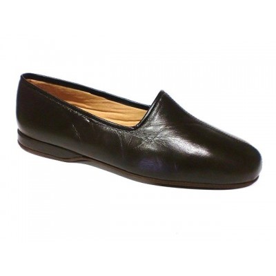 Zapatillas de piel casa hombre cerrada Trigono 960