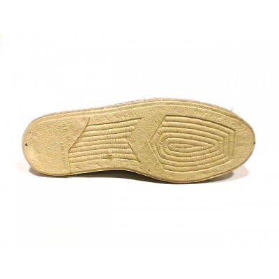 Alpargatas esparto cordones Sual Slippers Rayas Beige