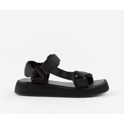 Sandalias tiras velcro Victoria Negro