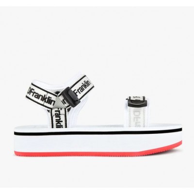 Sandalias tiras velcro Dr. Franklin Blanco Sandalias tiras velcro Dr. Franklin Blanco