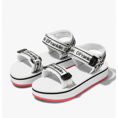 Sandalias tiras velcro Dr. Franklin Blanco Sandalias tiras velcro Dr. Franklin Blanco