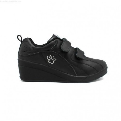 Zapatillas deportivas con cuña Kelme New Patty Velcro Negro
