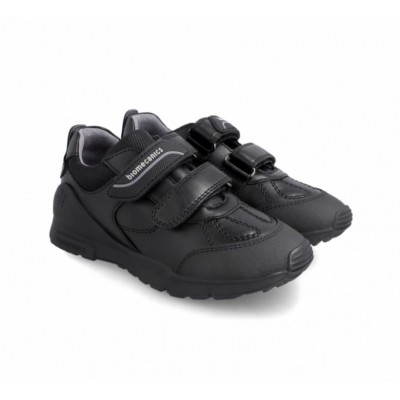 Zapatos colegiales Biomecanics puntera goma y cierre velcro