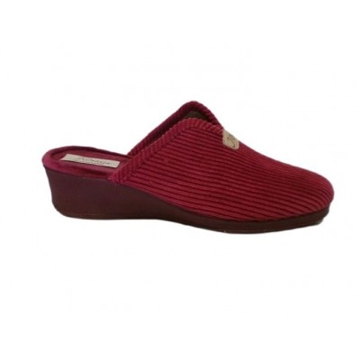 Zapatillas casa con cuña para mujer J´Ortega Descalza Pana Zapatillas casa con cuña para mujer J´Ortega Descalza Pana
