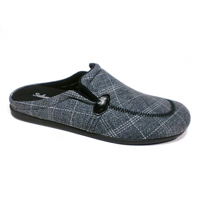 Zapatilla de casa Ancho Especial Salemera 81718 Elasticos Gris Zapatilla de casa Ancho Especial Salemera 81718 Elasticos Gris
