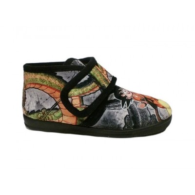 Zapatillas casa con velcro Vulca Bicha 1040Goku