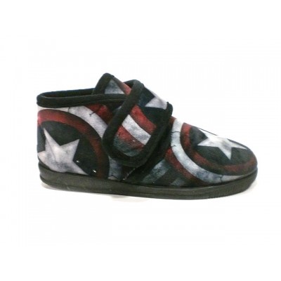 Zapatillas casa abotinadas con velcro Vulca Bicha Capitan Zapatillas casa abotinadas con velcro Vulca Bicha Capitan