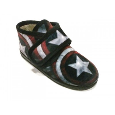 Zapatillas casa abotinadas con velcro Vulca Bicha Capitan Zapatillas casa abotinadas con velcro Vulca Bicha Capitan