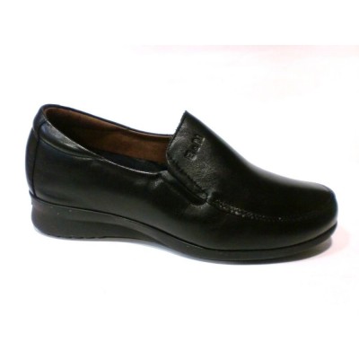 Zapato mujer Pitillos Bajo piel Negro