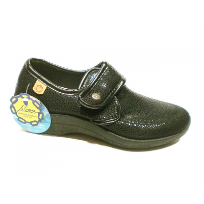 Zapatos/Zapatillas ancho especial licra velcro La Cadena 25404