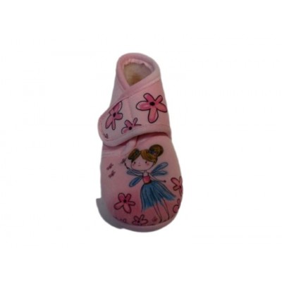 Zapatillas casa con velcro Natalia Hada Madrina Rosa Zapatillas casa con velcro Natalia Hada Madrina Rosa