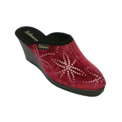 Zapatillas de casa cuña Super Salemera Tercio Burdeos Zapatillas de casa cuña Super Salemera Tercio Burdeos
