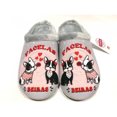 Zapatillas de casa plantilla extraible Galegadas "Facelas Veiras"