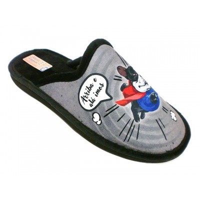 Zapatillas de casa divertidas para hombre Galegadas "Arriba e ala imos"