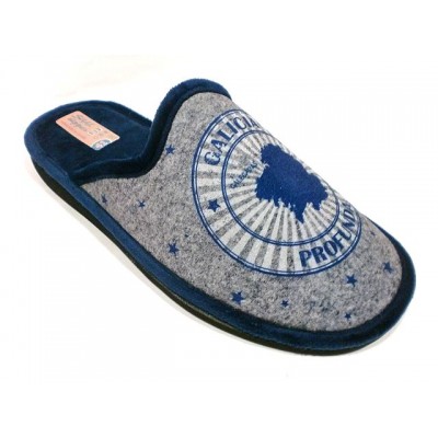 Zapatillas de casa divertidas para hombre Galegadas "Galicia profunda" Zapatillas de casa divertidas para hombre Galegadas "Galicia profunda"