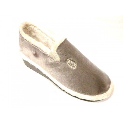 Zapatillas casa con cuña Niagara Gomus Silenciosas paño aterciopelado Arena Zapatillas casa con cuña Niagara Gomus Silenciosas paño aterciopelado Arena