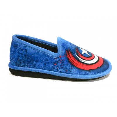 Zapatillas de casa Niágara Gomus Cerrada Escudo Capitan America