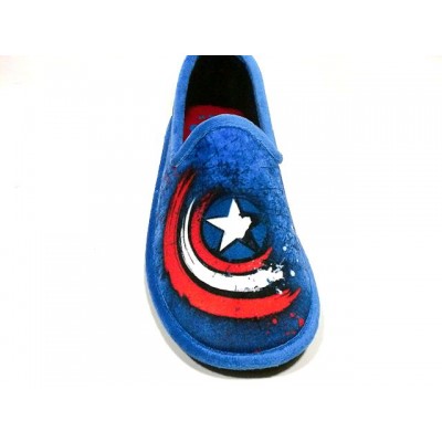 Zapatillas de casa Niágara Gomus Cerrada Escudo Capitan America