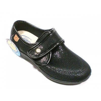 Zapatos/Zapatillas ancho especial licra velcro La Cadena 25404