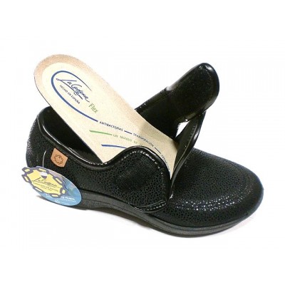 Zapatos/Zapatillas ancho especial licra velcro La Cadena 25404