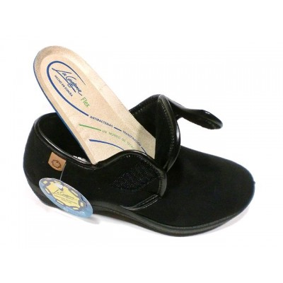 Zapatillas ancho especial antelina licra velcro La Cadena 25159 Zapatillas ancho especial antelina licra velcro La Cadena 25159