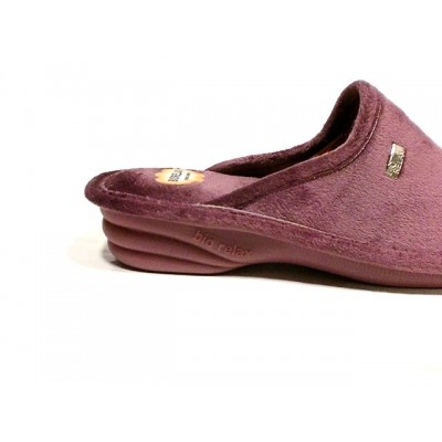 Zapatillas con cuña Biorelax By Cosdam Abierta Suapel Malva Zapatillas con cuña Biorelax By Cosdam Abierta Suapel Malva