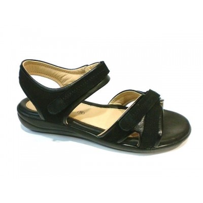 Sandalia Ancho Esecial Doctor Cutillas Negro con velcro Sandalia Ancho Esecial Doctor Cutillas Negro con velcro