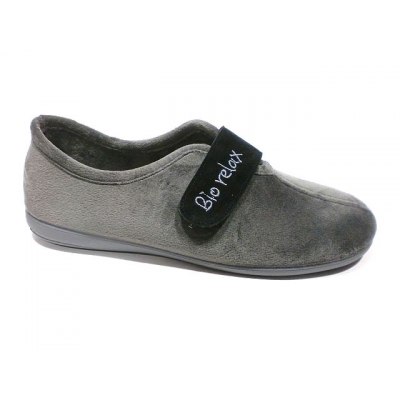 Zapatillas de casa Biorelax by Cosdam con velcro 13586 Gris