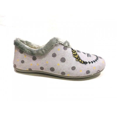 Zapatillas de casa cerrda Galegadas "Flor de Toxo"