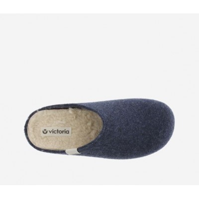 Zapatillas de casa paño fieltro Victoria 81100 Marino Zapatillas de casa paño fieltro Victoria 81100 Marino