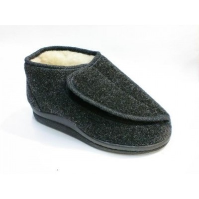 Zapatillas de casa Ancho Especial Cruan Velcro Pura lana Zapatillas de casa Ancho Especial Cruan Velcro Pura lana
