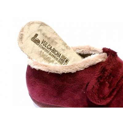 Zapatillas abotinadas Vulca-Bicha Suapel Velcro Burdeos Zapatillas abotinadas Vulca-Bicha Suapel Velcro Burdeos