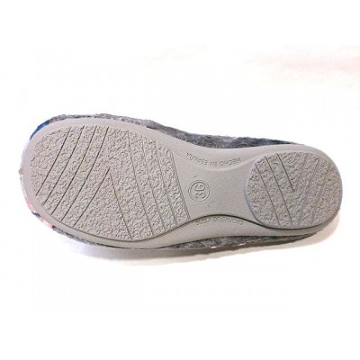 Zapatillas mujer para casa Muro Terciopelo Corazones Piso goma Zapatillas mujer para casa Muro Terciopelo Corazones Piso goma