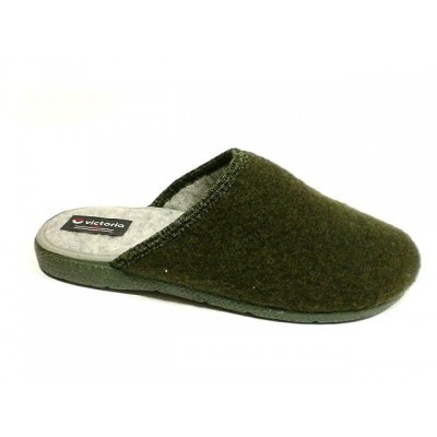 Zapatillas de casa Paño Pirineo Victoria Kaki
