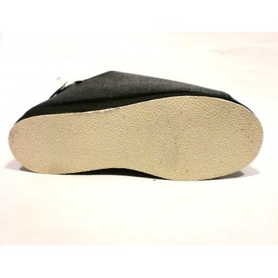 Zapatillas casa Ancho Especial velcro lana La Cadena Paño Terciopelo Gris Zapatillas casa Ancho Especial velcro lana La Cadena Paño Terciopelo Gris