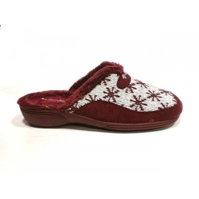 Zapatillas cuña Vulca-Bicha punto Laponia Burdeos Zapatillas cuña Vulca-Bicha punto Laponia Burdeos