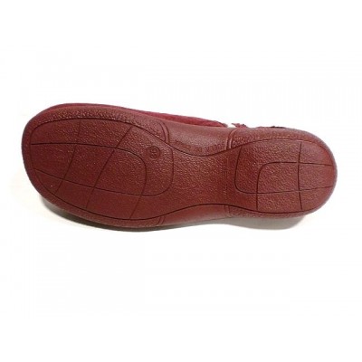 Zapatillas cuña Vulca-Bicha punto Laponia Burdeos Zapatillas cuña Vulca-Bicha punto Laponia Burdeos