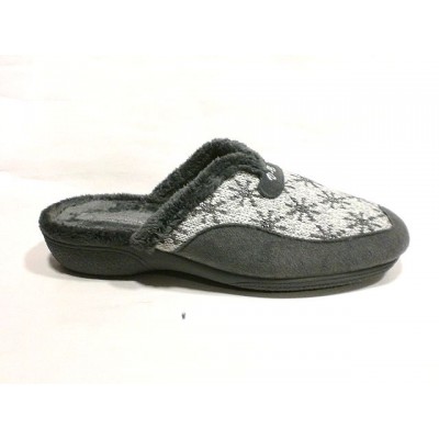 Zapatillas cuña Vulca-Bicha punto Laponia Gris Zapatillas cuña Vulca-Bicha punto Laponia Gris