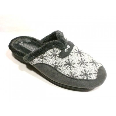 Zapatillas cuña Vulca-Bicha punto Laponia Gris Zapatillas cuña Vulca-Bicha punto Laponia Gris
