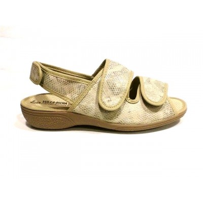 Sandalias / Zapatillas Ancho Especial 3 Velcros Vulca-Bicha