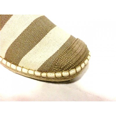 Alpargatas de esparto con tela rayas Pasfor Beige Alpargatas de esparto con tela rayas Pasfor Beige