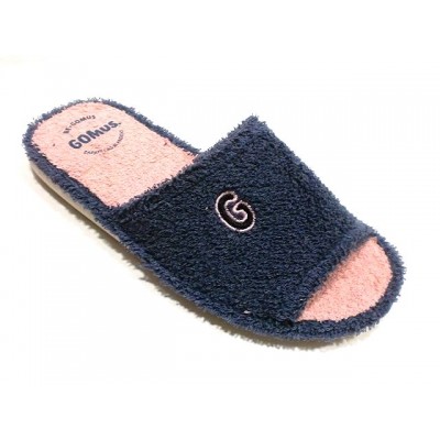 Zapatillas algodon abierta Niagara Gomus Silenciosas Azul Zapatillas algodon abierta Niagara Gomus Silenciosas Azul