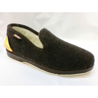 Zapatillas para casa WAMBA 2071 Paño Liso Chocolate